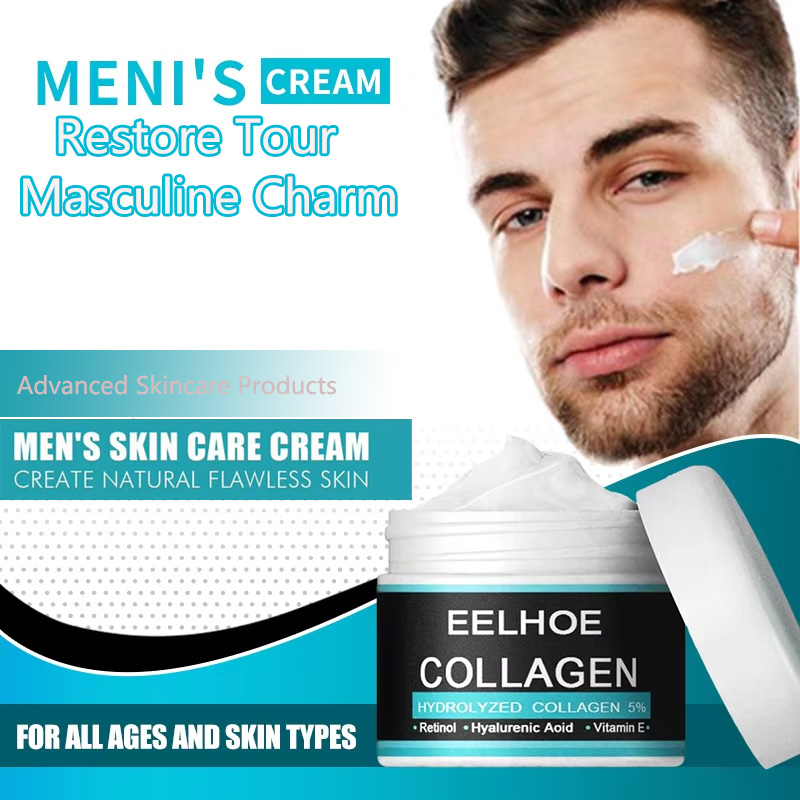 Retinol Vitamin A Cream - ครีมคอลลาเจนสําหรับชายเรียบเนียนริ้วรอยน้องครีม Firming Moisturizing Hyaluronic Acid ครีมบํารุงผิวหน้า