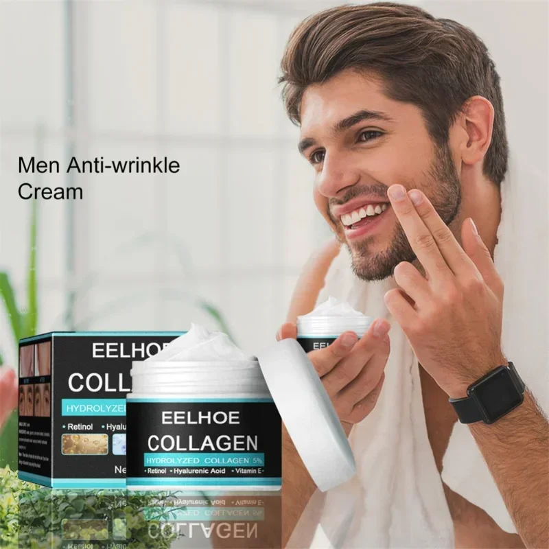 Retinol Vitamin A Cream - ครีมคอลลาเจนสำหรับผู้ชายปรับปรุงคุณภาพผิว ครีมบำรุงผิวหน้า ครีมบำรุงผิวหน้าให้ความชุ่มชื้น ครีมบำรุงผิวหน้าด้วยกรดไฮยาลูโรนิก