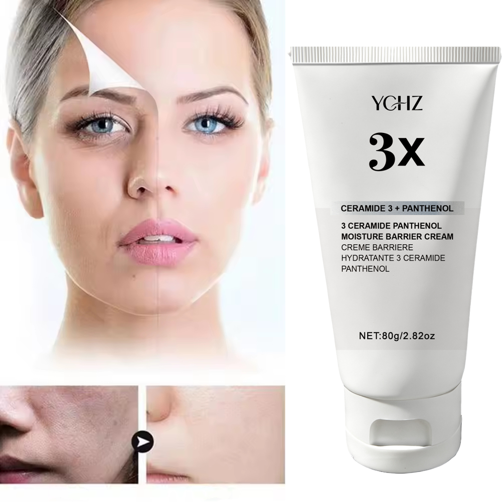 Skincare Centella - 3X เซราไมด์ แพนทีนอล มอยส์เจอร์ไรซิ่ง แบร์ริเออร์ ครีมเหมาะสำหรับทุกสภาพผิว,