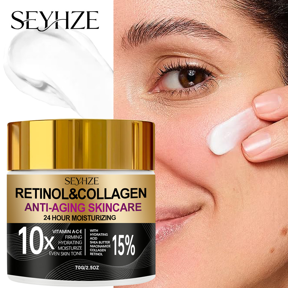 Retinol Vitamin A Cream - ครีมบำรุงผิวหน้า SEYHZE เรตินอล คอลลาเจน มอยส์เจอไรซิ่ง เดย์