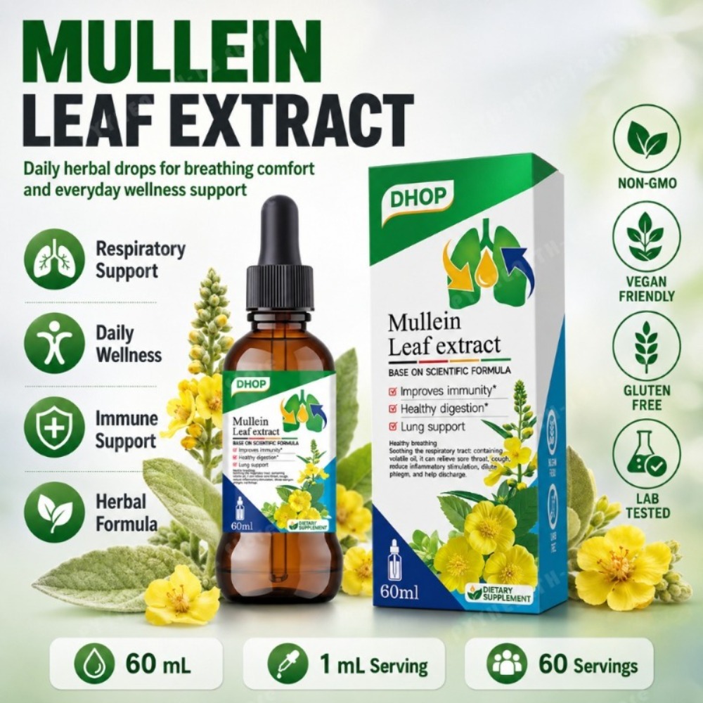 สารสกัดจากใบมัลเลนแบบหยด 60 มล - Licorice Root Extract บทวิจารณ์และราคา