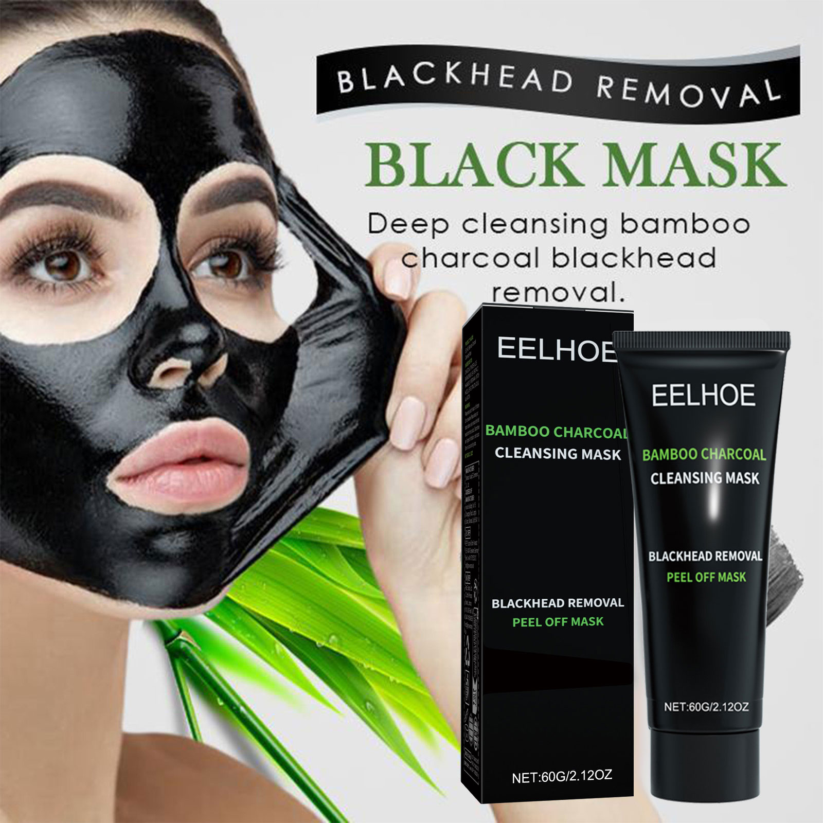 ถ่านไม้ไผ่ Tear-off Mask Black - Mud Mask Kaolin บทวิจารณ์และราคา
