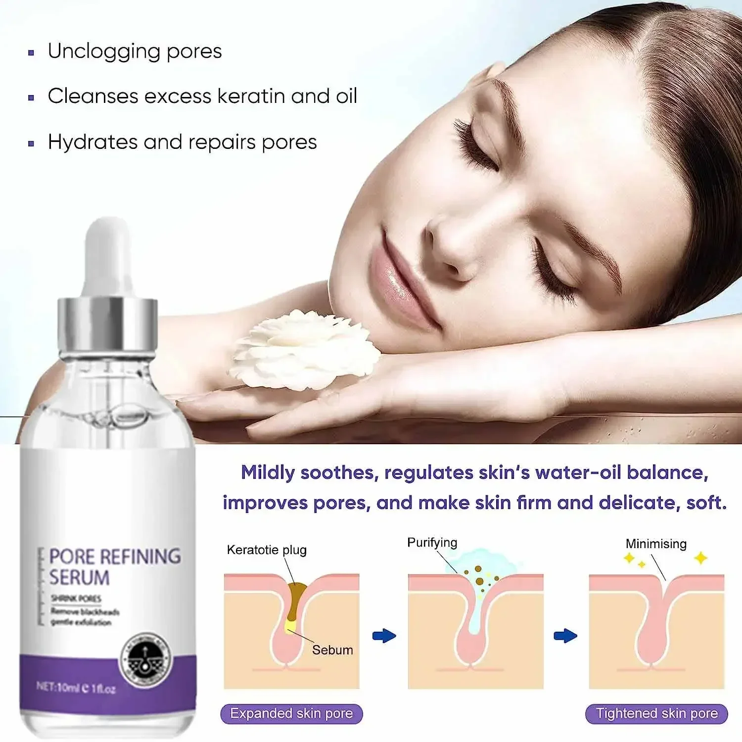เนื้อสัมผัสผิวแบบที่ 3 |   เซร - Niacinamide Brightening Serum บทวิจารณ์และราคา