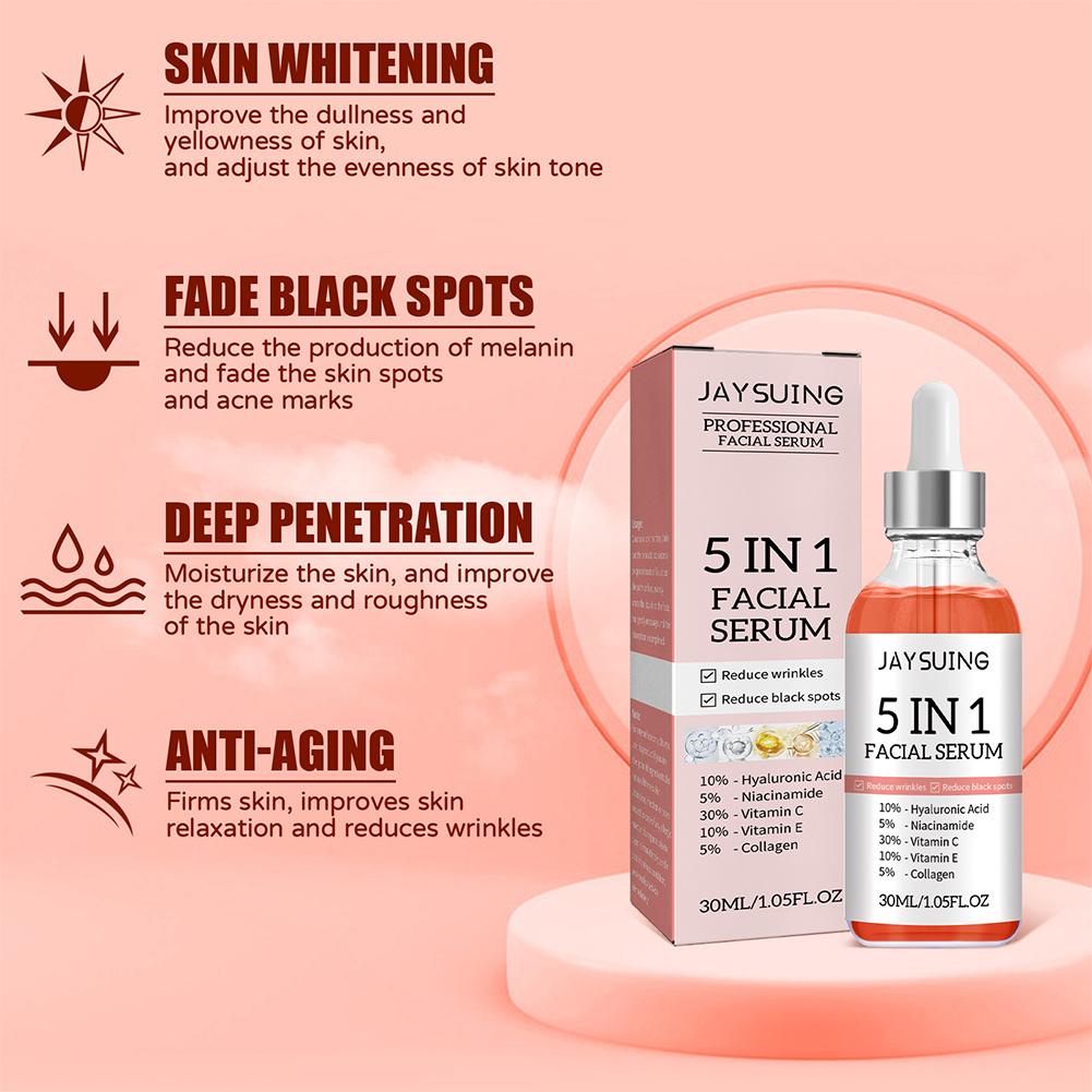 เซรั่มบำรุงผิวหน้า 5 in 1 วิตา - Niacinamide Brightening Serum บทวิจารณ์และราคา