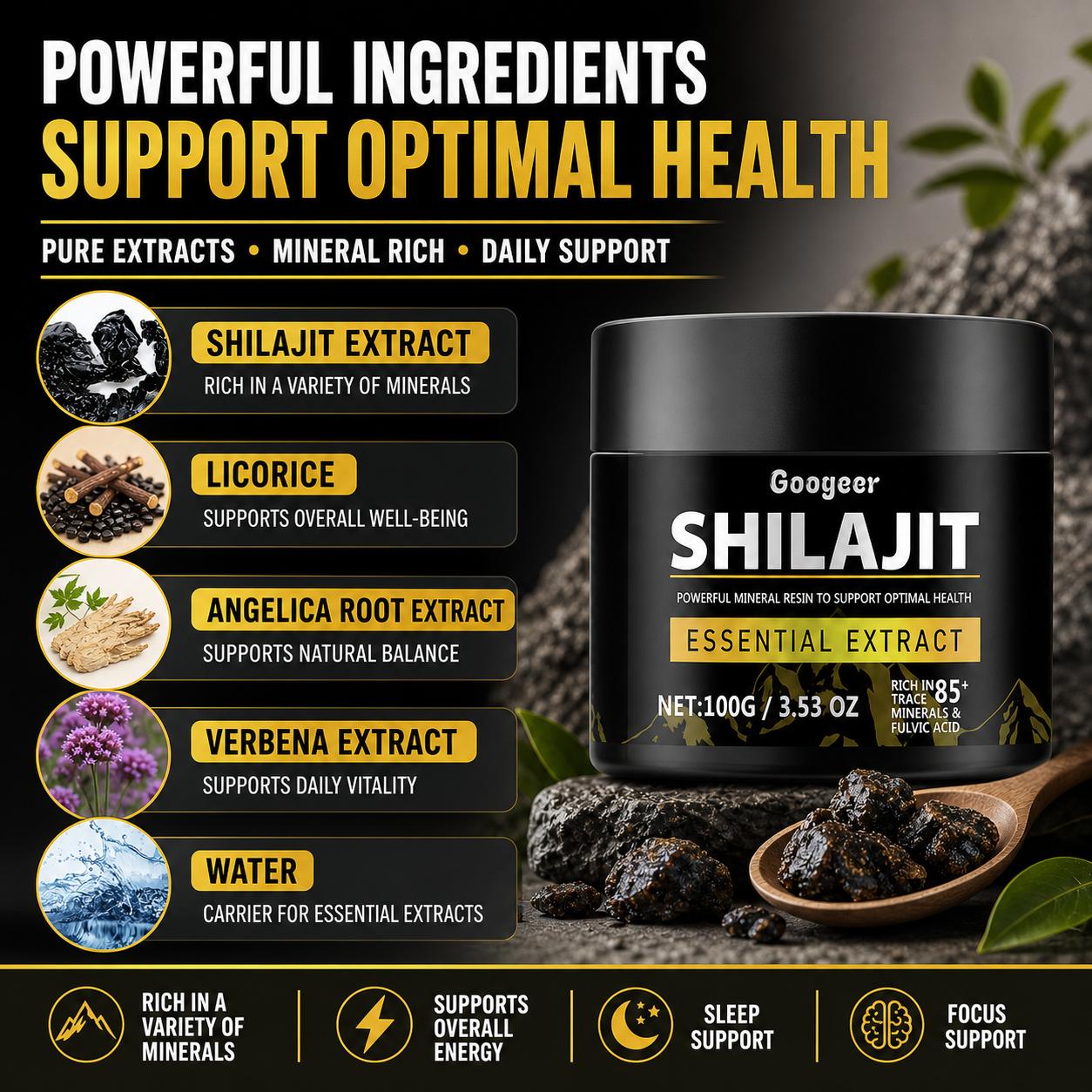 ผงสกัดกูเกอร์ ชิลาจิต กรดฟุลวิ - Licorice Root Extract บทวิจารณ์และราคา