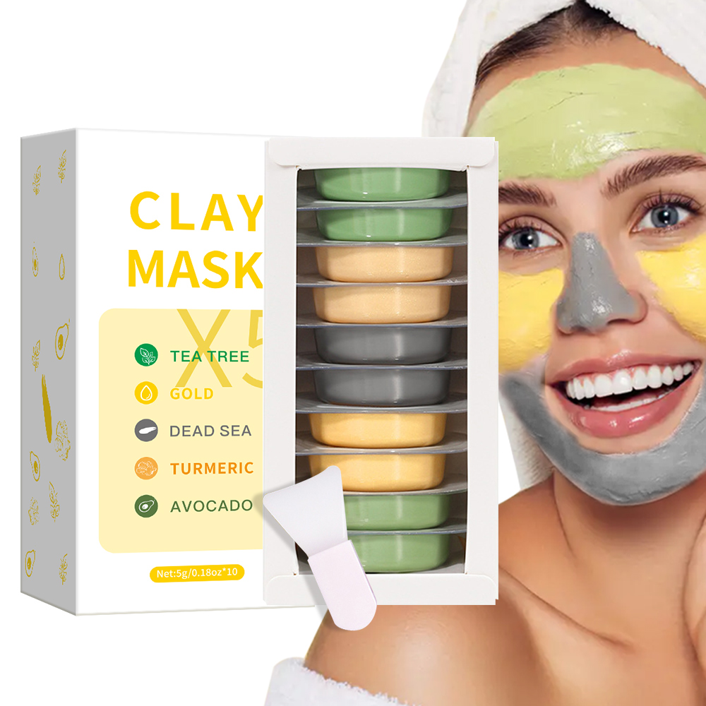 5g * 10pcs Clay Mud Mask ชุดกร - Mud Mask Kaolin บทวิจารณ์และราคา