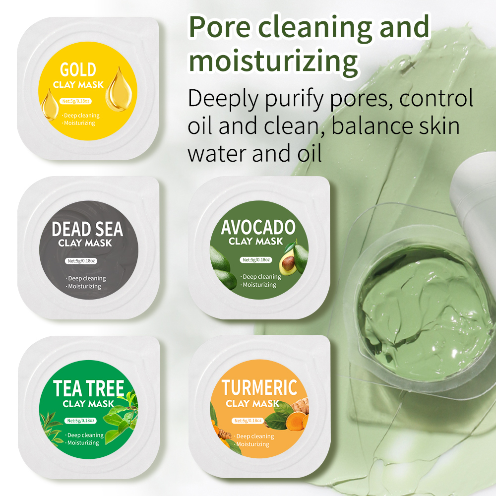 5g * 10pcs Clay Mud Mask ชุดกร - Mud Mask Kaolin บทวิจารณ์และราคา