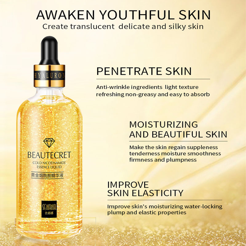 24K Gold Hyaluronic Acid Nicot - Niacinamide Brightening Serum บทวิจารณ์และราคา