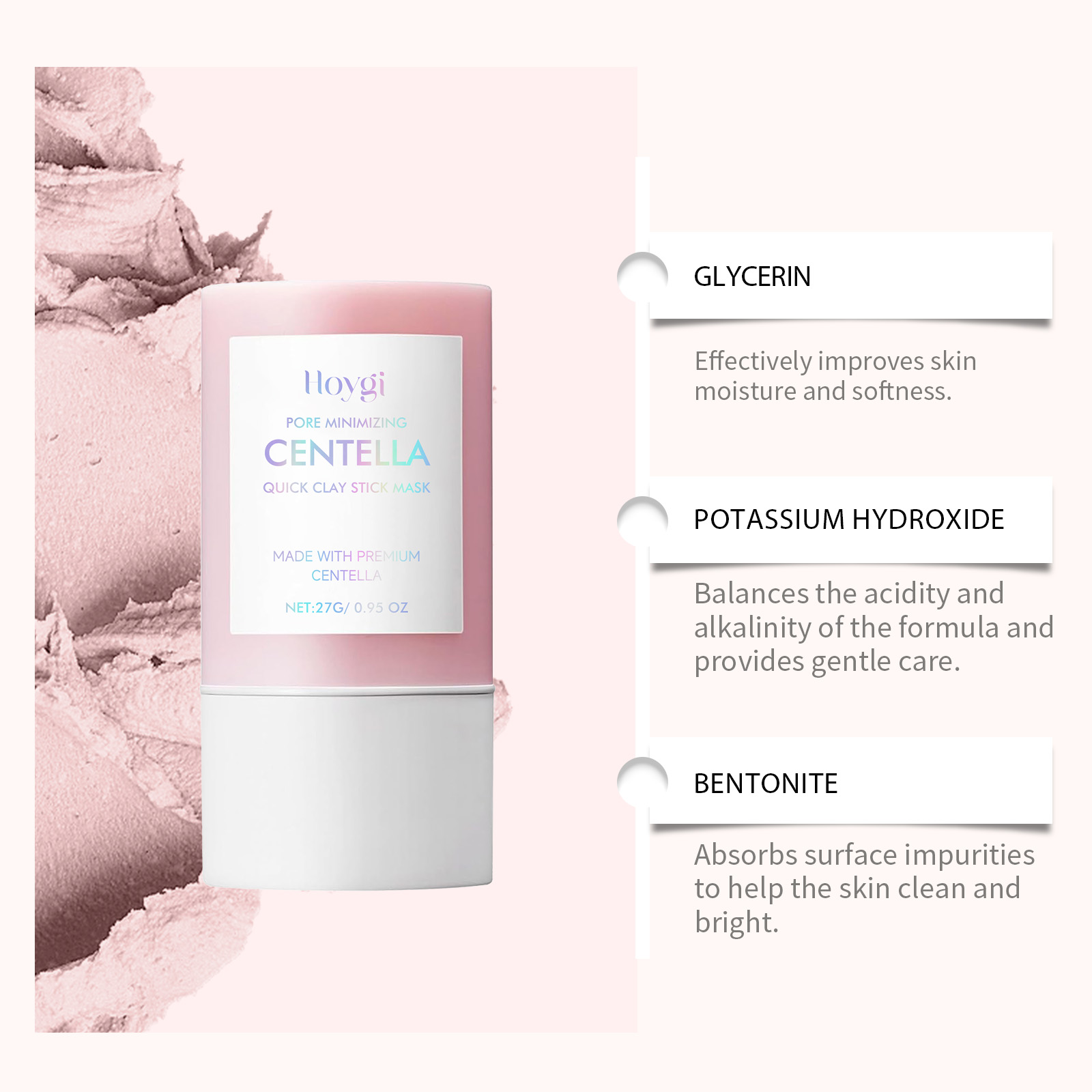 เซนเทลล่า เคลย์ สติ๊ก มาส์ก ทำ - Mud Mask Kaolin บทวิจารณ์และราคา
